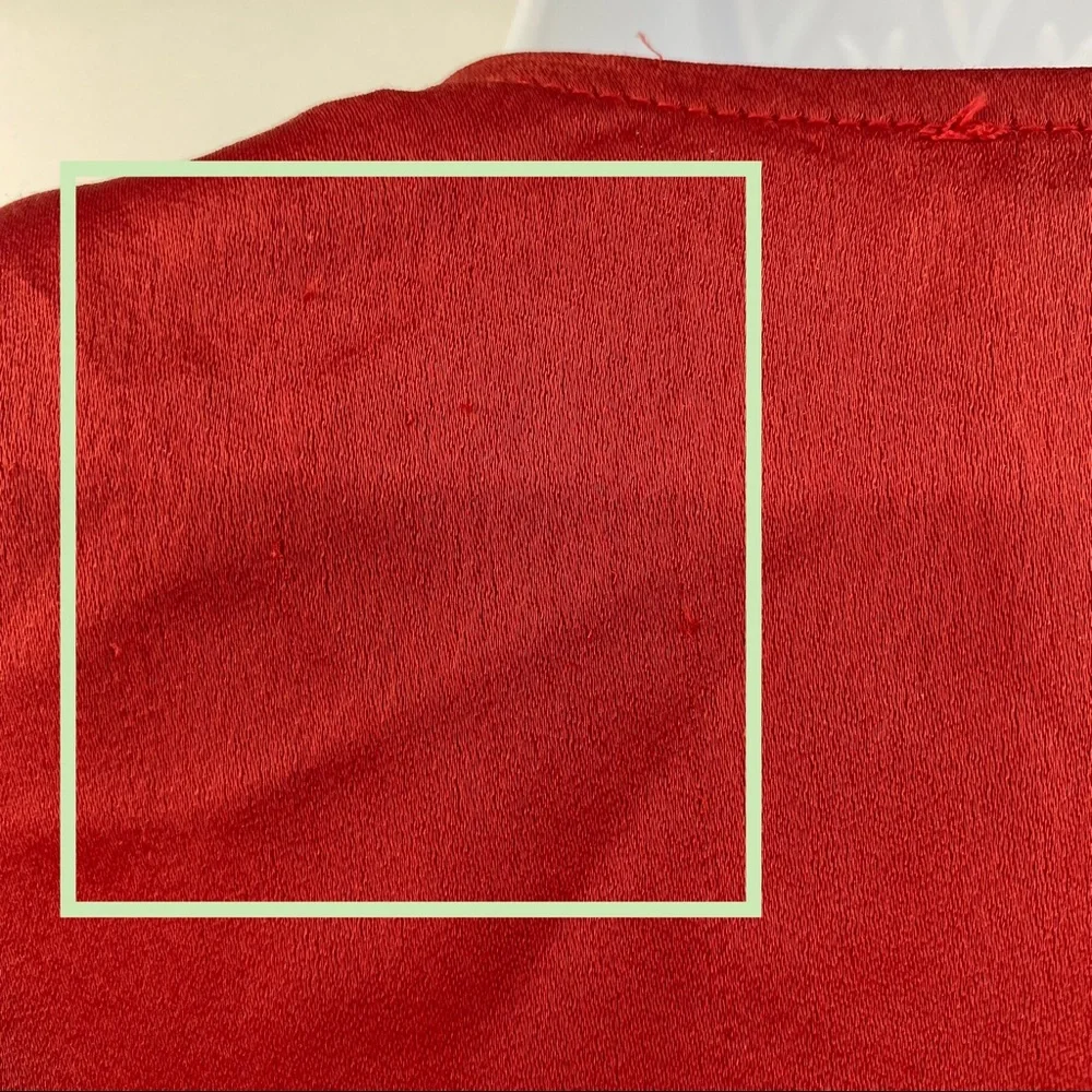 Sandro Red Leana Wrap-effect Satin-crepe Mini Dress 36 = US XS New - Picture 12 of 16